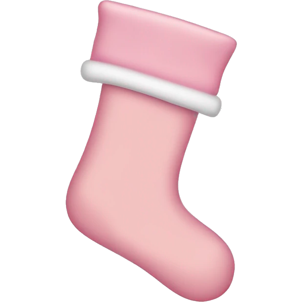 light pink stocking emoji