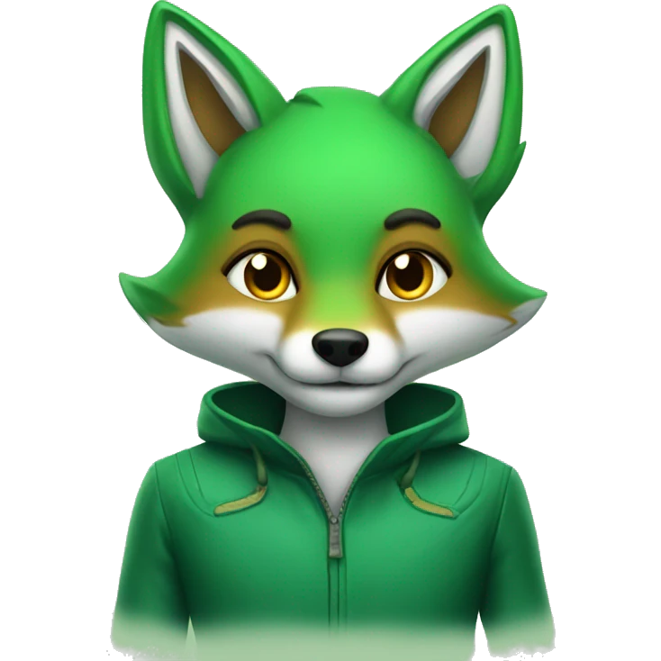 Green fox emoji