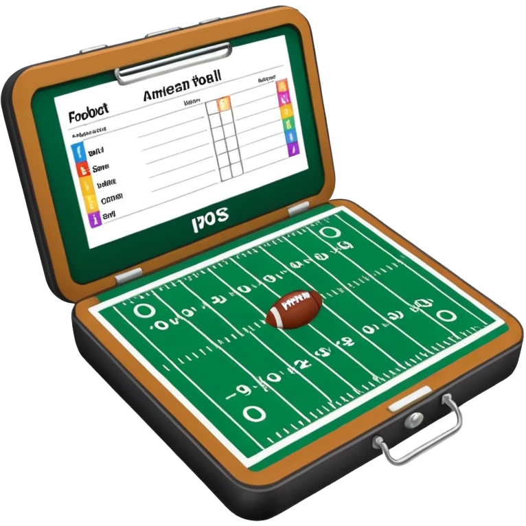 amercian football playbook  emoji
