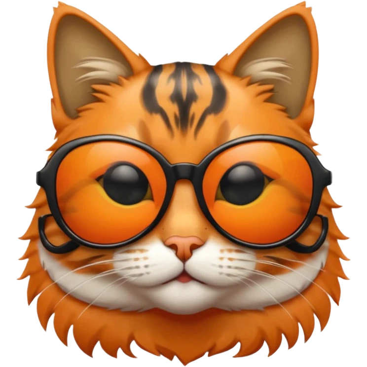 Cat wearing sunglasses emoji