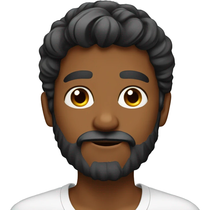 Male Moisturizing his beard  emoji