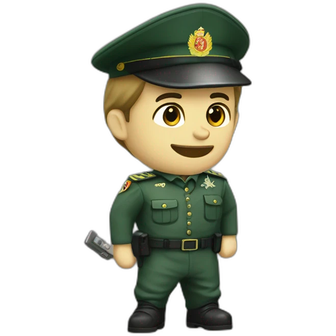 guardia civil dando alto emoji