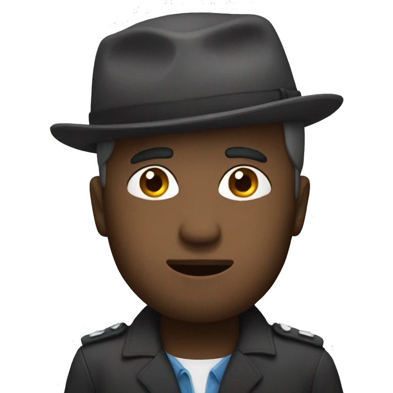 Un homme confiant emoji