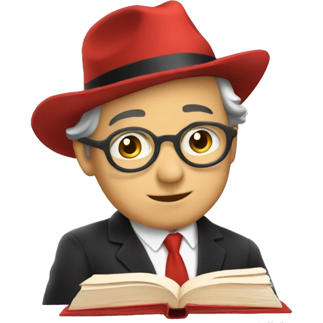 los libros rojos emoji