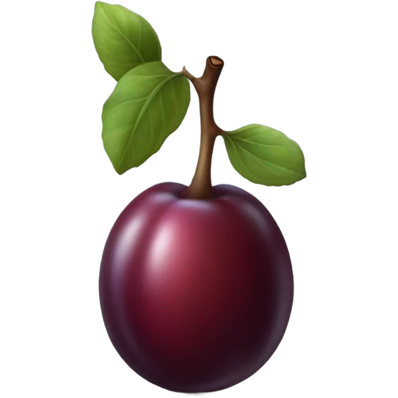 red plum emoji