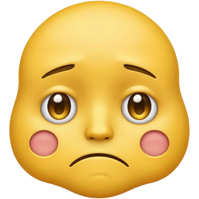 Looks down yellow face emoji emoji