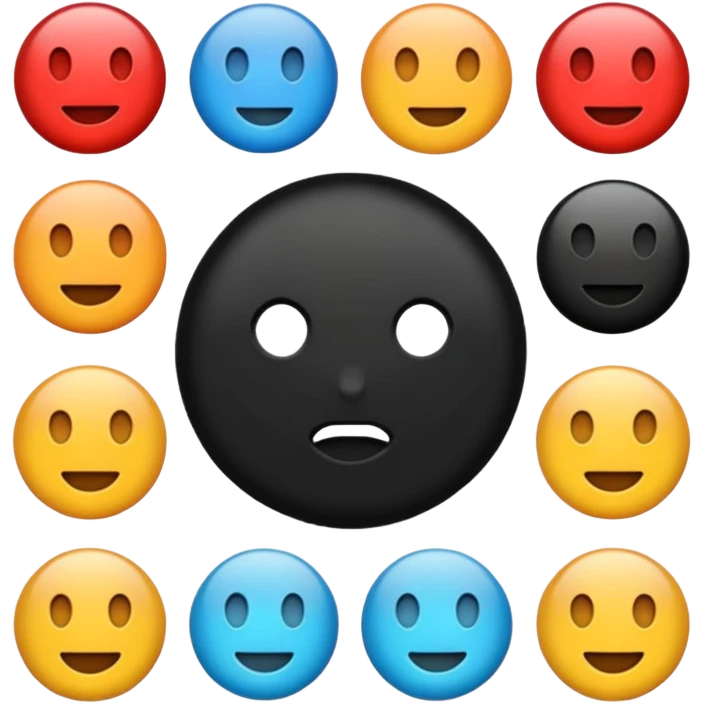 Black circle emoji