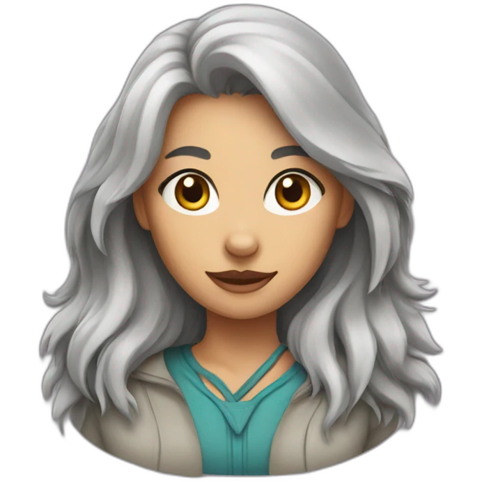 Female wolf  emoji