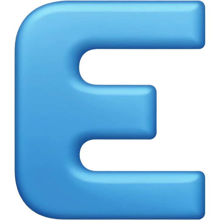 letter e emoji