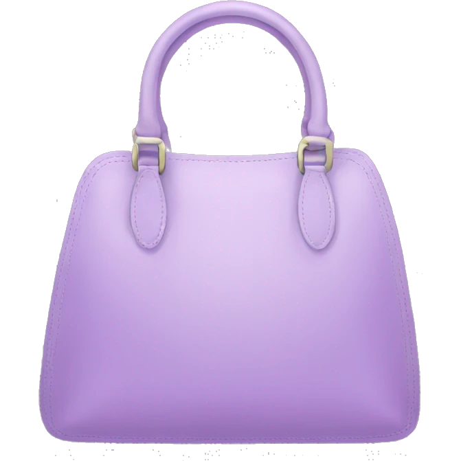 Light purple hand bag emoji
