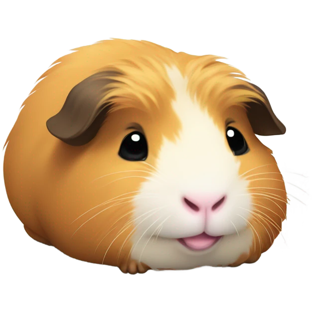 Fat guinea pig being lazy emoji