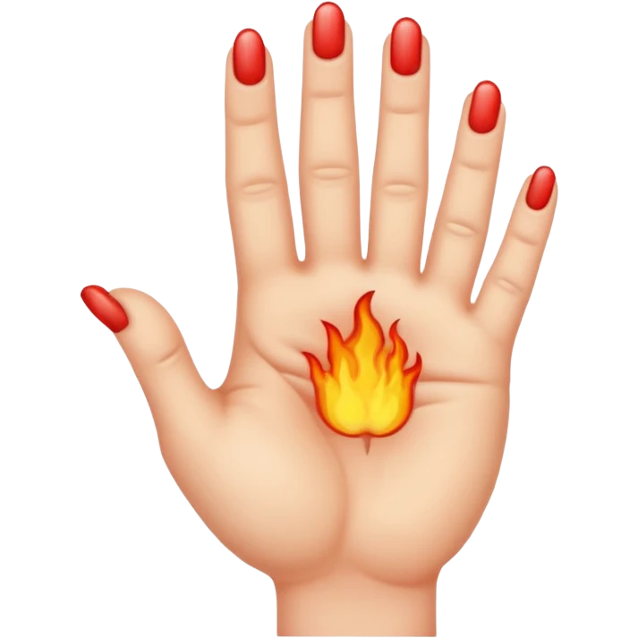 trigger finger hand emoji