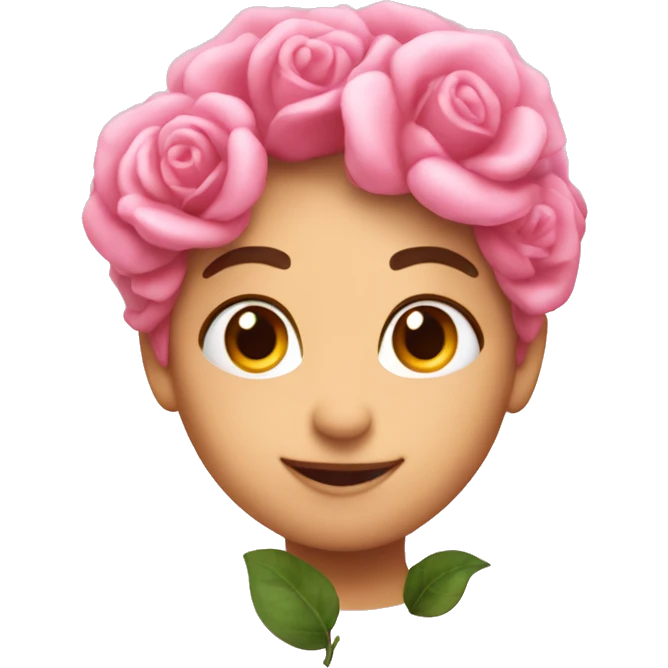 Corazón rosa bajo  emoji