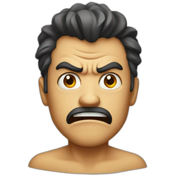 Angry emoji