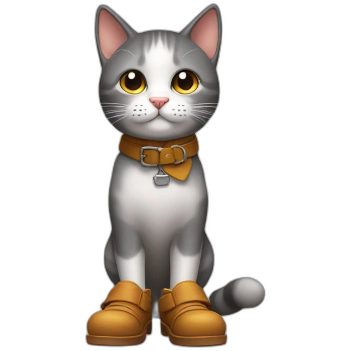 Gato con botas emoji