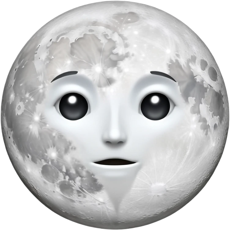 Two full moons coloring emoji