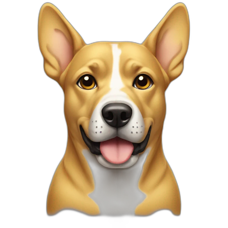 Dog with butter on his head emoji