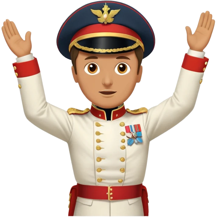 Napoleon Bonaparte dancing the Macarena emoji