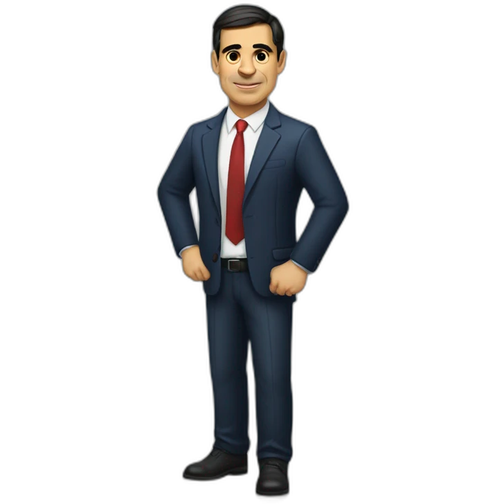 Pedro Sánchez con simbolo victoria emoji