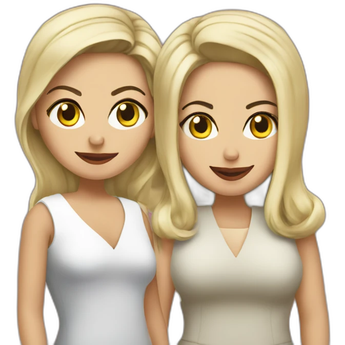 Bibi and Sara Netanyahu emoji