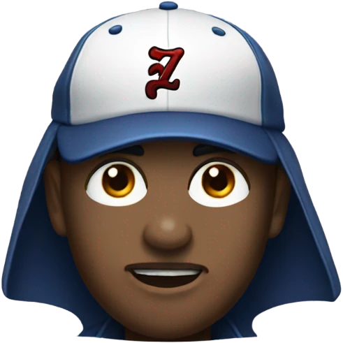 Vampire with baseball cap  emoji