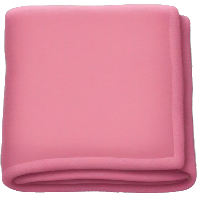 a pink blanket that is folded  emoji