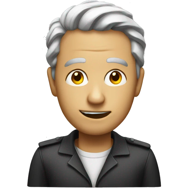 man not paying tip on bill emoji