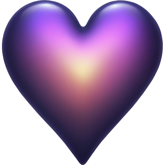 dark iridescent scale heart emoji