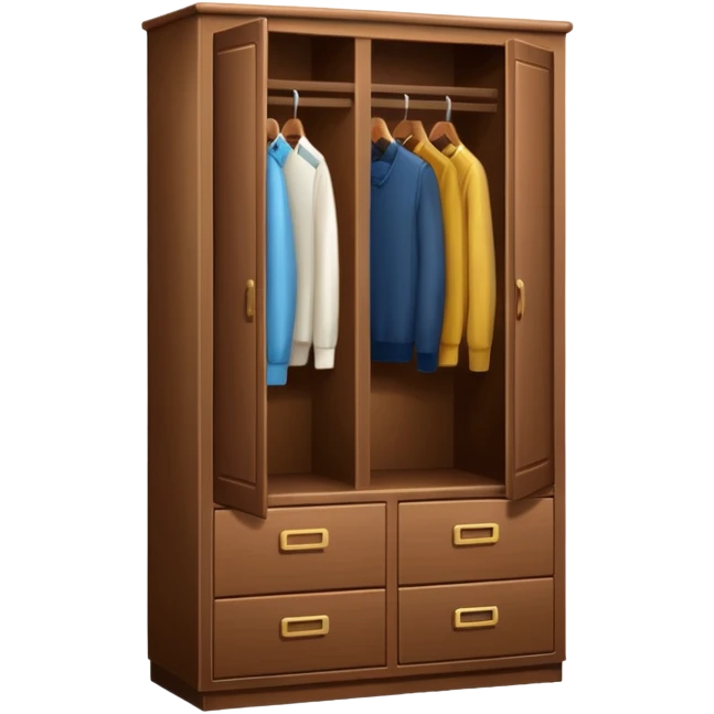 wardrobe modern closed emoji