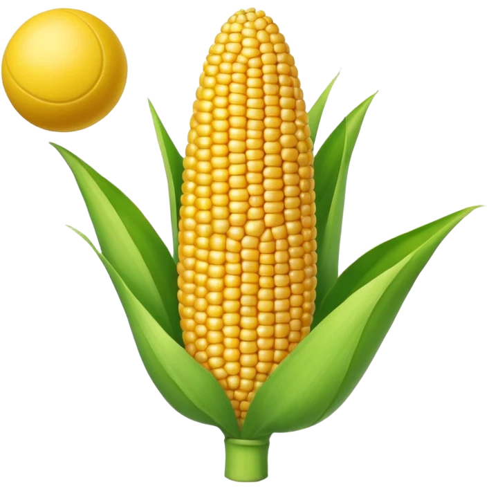 corn throwing a ball emoji