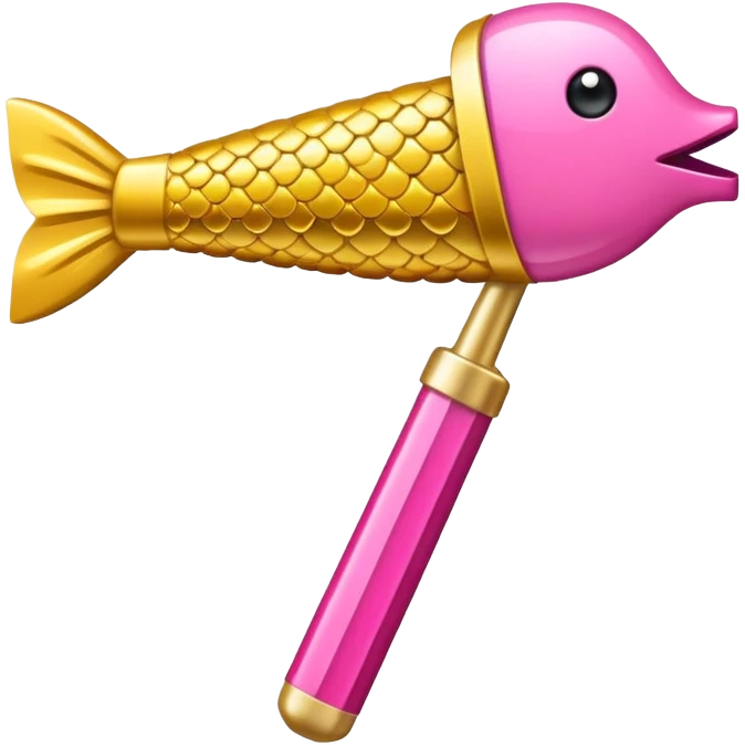 pez con lazo rosa emoji
