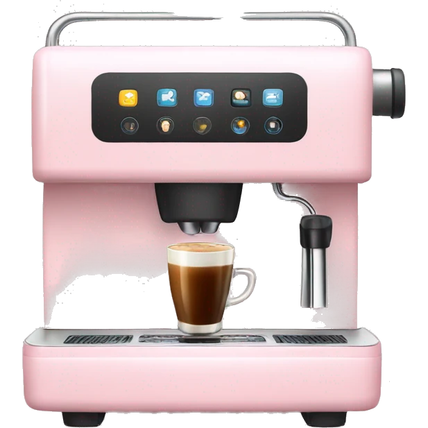 Light Pink coffee machine  emoji