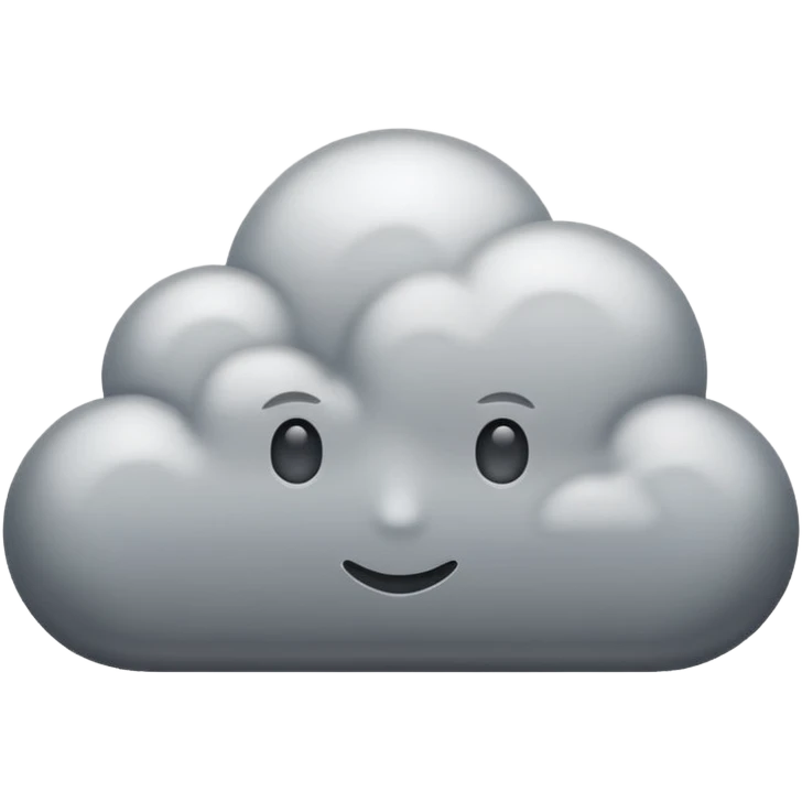 nube sin rostro  emoji