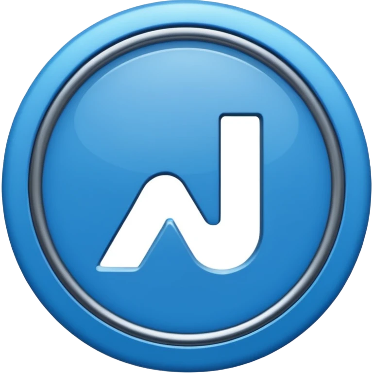 Un V vérification dans un cercle bleu emoji