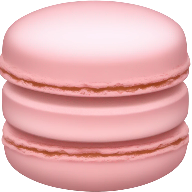 Pale pink macaron emoji