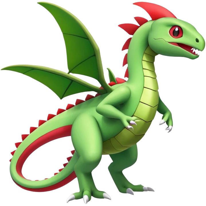Meganium-Flygon-Amaura-fakemon (full body) emoji
