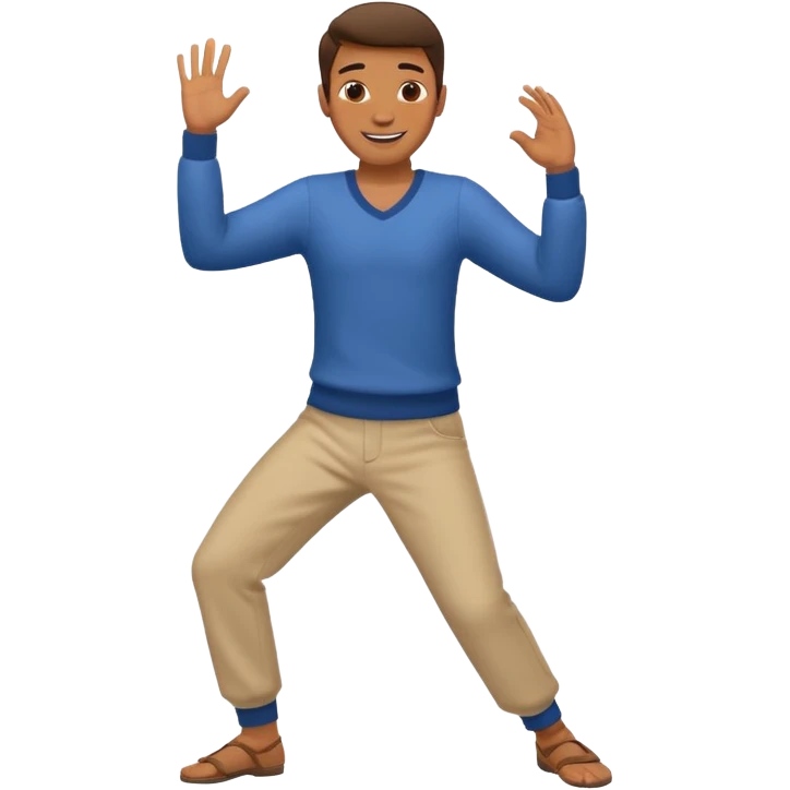 Le monsieur danse mobile emoji