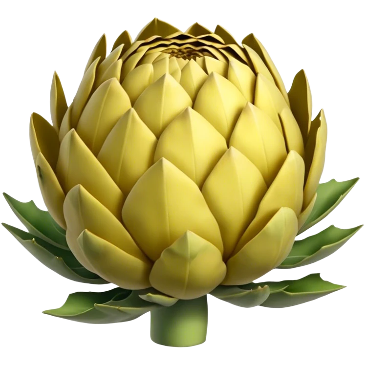Yellow artichoke  emoji