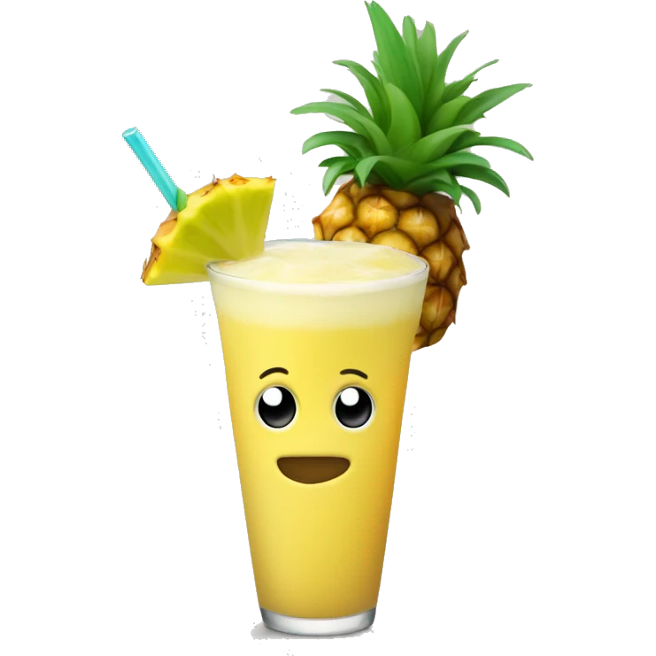Cute Piña colada emoji