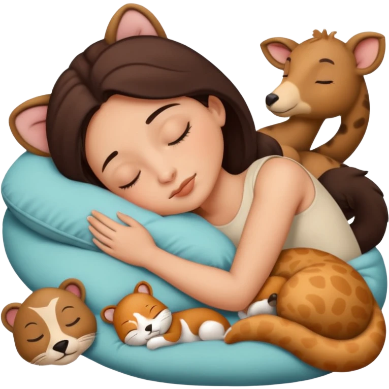 Marie Joseph les animaux font dodo emoji