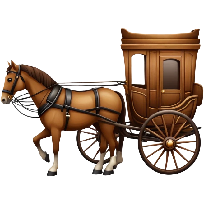 Horse and buggy emoji emoji