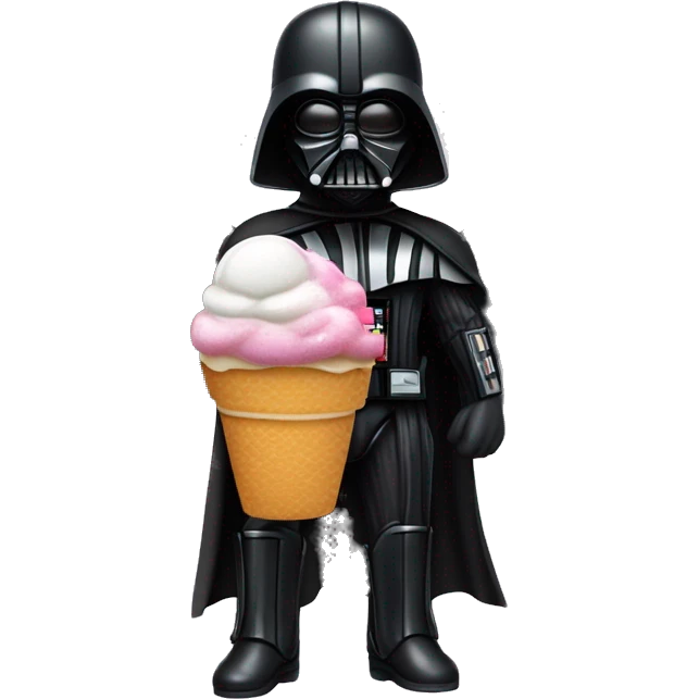 darth vader con alas de ángel y un helado en una mano emoji