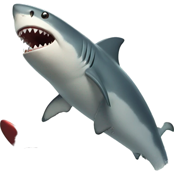 shark surfing emoji