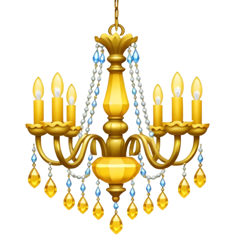 chandelier yellow emoji