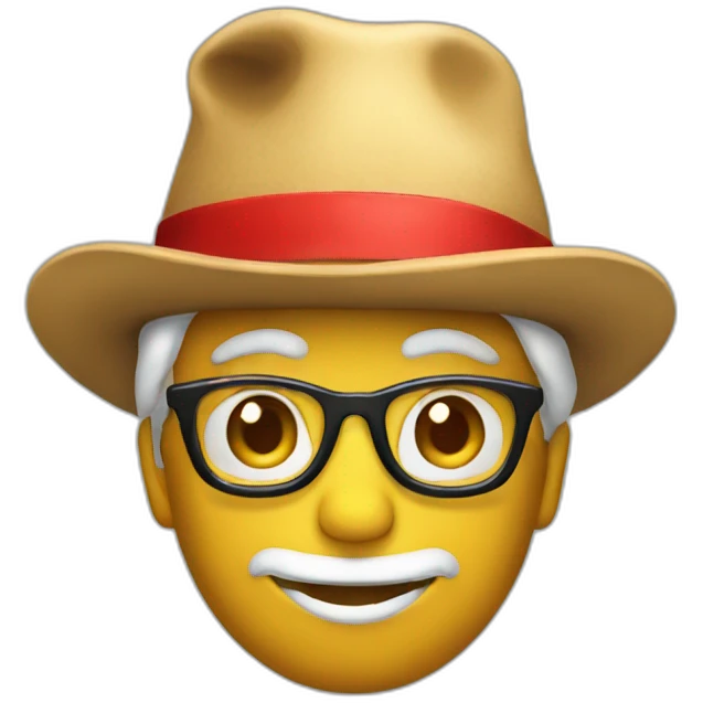 Chat avec chapeau de noel emoji