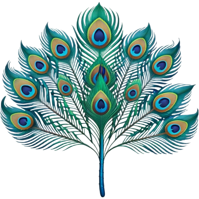 Create a peacock feather emoji emoji