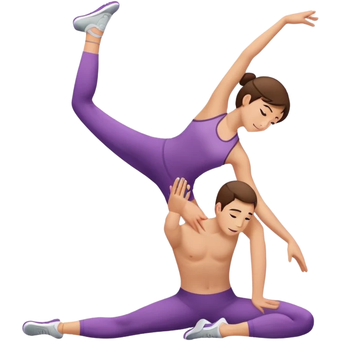 stretching emoji