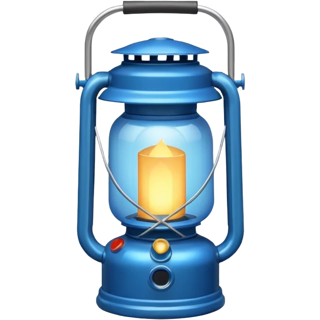 Blue colour ka lalten emoji