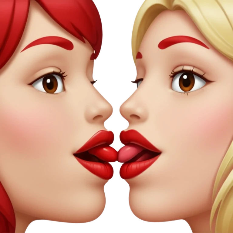 Lip kiss emoji