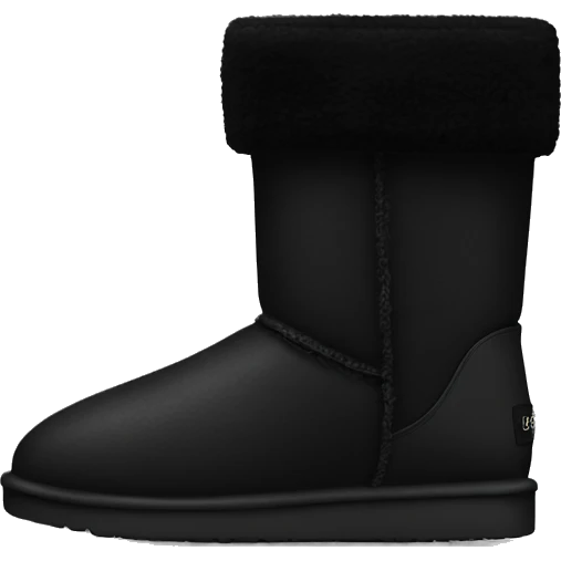 black uggs with black now emoji